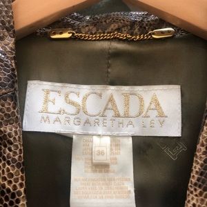 Escada Margaretha Ley leather jacket